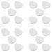Beaupretty 10 Pairs Forefoot Pad Half Insole Metatarsal Support Pad Sponge Forefoot Pads Forefoot Cushions Metatarsal Pads Prevention Pad Sponge Ball Adhesive Girl Painless White