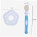 Fomiyes Children's Toothbrush - Toddler & Infant Training Brush with Lid - Blue - 1 Piece - Buy Online on GoSupps.com