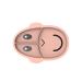 Matchstick Monkey Baby Weaning Monkey Section Plate 3 Split Section Antimicrobial Protection Anti Slip Durable Silicone BPA Free 12 Months Old and Plus Dusty Pink 3-Section Monkey Plate Dusty Pink 3-section Plate