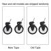 Stroller Replacement Wheels - Rubber Bike Accessories Set for Yoya & Vovo - 1 Pair of Front Wheels - Buy Online on GoSupps.com