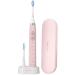 Concept home appliances ZK4012 Sonic electric toothbrush for travel bag 2 brush heads (Daily Clean + Sensitive) vibration frequency up to 38 000 vibrations/min. Pink