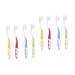 Minkissy 8 STK Tools for the mouth toothbrush soft manual toothbrush children toothbrush toothbrushes for children toothbrush slippery toothbrush baby toothbrush gently
