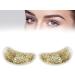 Hot Cold Therapy Eye Gel Bag - Reduce Dark Circles & Swelling | Reusable Cooling Mask | Glitter Golden Design - Buy Online on GoSupps.com