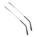Lubrel glasses glasses glasses made of metal spare parts for glasses double tooth spacing 1 mm repair of sunglasses 1 pair of rose gold