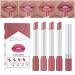 YOO Color Changing Velvet Matte Lip Balm Set - Waterproof Long-Lasting Lipstick & Gloss - 4 Glitter Shades for All-Day Wear - Buy Online on GoSupps.com