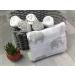 MuslinZ 6pk Baby Muslin Squares - Soft & Absorbent 100% Cotton - Multi-Use Newborn Essential - 70x70cm - Grey Elephant Print - Buy Online on GoSupps.com