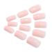 Brishow Short Press-On Nails - Ballerina Acrylic False Nails (Nude) - 24 Pieces for Women & Girls - Buy Online on GoSupps.com