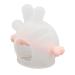 Soothing Silicone Pacifier Toys for Babies | Comfortable Chewable & Washable Teething Relief - Transparent Pink - Buy Online on GoSupps.com