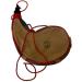 Sammi Leather Latex Lined 1L Traditional Spanish Bota Bag with Braided Shoulder Strap - Brown - Buy Online on GoSupps.com