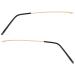 Healifty 1 pair of universal glasses brille replacement glasses frame Exchange of the glasses bracket replacement bars for sunglasses glasses arms arms glasses arm glasses brake legs deliveries metal