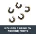 Allen Crimp-On Bowstring Nocking Points (Pack of 5) for Compound & Recurve Bows - Buy Online on GoSupps.com