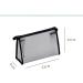IKAAR Waterproof Transparent Cosmetic Bag | Small Toiletry Makeup Bag | PVC Zipper Pouch Black - Shop Internationally - Buy Online on GoSupps.com