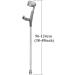 Non-Slip Adult Forearm Crutch(Pair) Height Adjustable Arm Cuff Crutch Lightweight Aluminum Alloy Portable Elbow Walker Interesting Selfless dedication - Buy Online on GoSupps.com