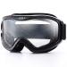Juli Ski Goggles,Snow Snowboard Goggles for Men Women Snowmobile Skiing Skating Black Frame Clear(vlt 83%) Lens Adult