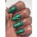 Bluesky Gel Polish Green Fine Glitter Sparkle VIP21 Nail UV LED Soak Off 10ml