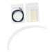 FOMIYES 2 Sets Positioning Ruler Drawing Line Beauty Tools Three- Point Grooming Stencil Eyebrow Ruler Mold 1 count (Pack of 1) As Shownx2pcs