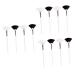 12 Pieces Brush Lipstick Brush Salon Brush Tool Applicator Beauty Brush for Face Cosmetics Face Cleaning Brush Apply for Miss