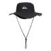 Quiksilver Men's Bushmaster Sun Protection Floppy Visor Bucket Hat Large-X-Large Black