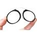 REAVEE 2 Pack Nose Pinching Armless Reading Glasses +2.0 for Women Men - Ultra Thin No Temple Readers with Mini Portable Case in Black - Buy Online on GoSupps.com