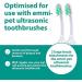 EMMI-PET 1.0 Ultrasound Toothbrush for Dogs & Cats - Noiseless Battery Operated Easy Tartar & Gum Care - Includes Dog Toothpaste - 1 Pack - Buy Online on GoSupps.com