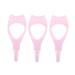 ecaqlin Eyelashes Tools Mascara Shield Applicator Eyelash Tool Upper Lower Eye Lash Mascara Guard Applicator Pink