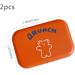 FEISIDUNWSF Portable 2-Piece Contact Lens Case with Mirror - Travel-Friendly Contact Lens Holder & Container - Buy Online on GoSupps.com
