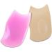 Cushion Heel Inserts for Flat Feet | PU Foot Care for Men | Relief for Plantar Fasciitis & Pain (Medium Rose Bottom - Buy Online on GoSupps.com