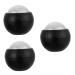 Partykindom 3 piece of hand massage ball Face massage device hot massage scooter plantar fasciitis scooter Manual massage tools Self -massage device ice balls for face stainless steel puck fitness