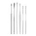 WWDZ 6pcs Ear Picking Tool Set Earwax Remover Pickers Cleaner Spoon Steel Ears Tools Earpick Care Kit Beauty Wax Curette