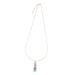 KALLORY 1pc Crystal Rough Necklace Healing Crystal Necklace Clavicle Chain Neck Decoration Grace Miss Tennis