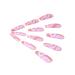 Brishow Long Press On Nails - Pink Lines Ballerina Acrylic Fake Nails | 24 Pieces for Women & Girls | International Shipping - Buy Online on GoSupps.com