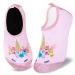 WateLves Kids Water Shoes Girls Boys Toddler Non-Slip Quick Dry Aqua Socks for Beach Swim Walking 12.5-13 Little Kid Shiny Pink Unicorn