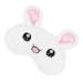 Didiseaon 1pc Eye Cover Travel Eye Mask Eye Mask for Travel Rabbit Eye Mask Plush Eye Mask Blindfold Facial Mask Women Eye Mask Breathable Eye Mask Night Eyeshade Sleep Mask Cartoon Ice Bag 1 Count (Pack of 1) White