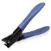 Nail Clippers Heavy Duty Stainless Steel Toenail Clippers with Fingernail File Suitable for Thick Fingernails and Toenails Professional Nail Trimming Tools (Blue)