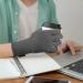 David Copper Compression Arthritis Gloves - Best Copper Infused Support for Arthritis Carpal Tunnel & Typing - Fingerless Grey Small - Buy Online on GoSupps.com