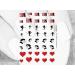 Elvis Love Character Nail Decals - 40pc WaterSlide Nail Transfers for Salon Quality DIY Manicure - Buy Online on GoSupps.com