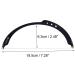 Eyebrow Mapping String & Threading Marker Ruler - Semi Permanent Bow & Arrow Design (Black) - Buy Online on GoSupps.com