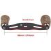 Carbon Fiber Fishing Reel Handle Set with Wood Knob - Replacement Kit - Buy Online on GoSupps.com