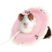 Small Pet Elizabeth Collar Protective Circle Nursing Ring Lightweight Elizabethan Collar for Guinea Pigs and Rabbits Pink - Buy Online on GoSupps.com
