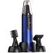 KouRy Ear and Nose Hair Trimmer Clippe Multifunction 3 in 1 USB Rechargeable Professional Electric Eyebrow and Facial Hair Trimmer with Waterproof Head Double-Edge Stainless Steel Blade