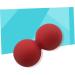 Frcolor Plantar Fasciitis Massage Peanut Ball - Silicone Foot Sole Relaxation & Muscle Roller - Double Yoga Massage Ball for Whole Body Fitness - Fascia Relief in Red - Buy Online on GoSupps.com