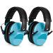 BlueFire Kids Noise Cancelling Ear Muffs 2 Pack Sound Blocking Over Ear Headphones Foldable Hearing Protection Ear Muffs Blue 1