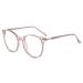 Firmoo Blue Light Blocking Glasses for Women Men Anti Glare Eyestrain Computer Gaming Glasses Anti Bluelight Blue Blocker Non Prescription Eyeglasses Rosa 0.0 x