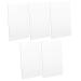 Lurrose 5pcs Plate Board Signboard Blank Mixing Transparent Painting Acrylic Diy Wedding Color Sign 20X15cm 1