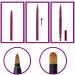 Exquisite Professional Lip Brush Applicators-Retractable Lipstick Brushes- Lipstick Gloss Makeup Brush Tool For Women and Girls (Two-Head-Rose Red) - Buy Online on GoSupps.com