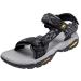 CAMEL CROWN Mens Hiking Sandals Waterproof with Arch Support Open Toe Summer Outdoor Comfort Beach Water Sport Sandals 11 Black