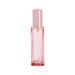 5pc 20ml 30ml Rose Gold Glass Portable Refillable Perfume Bottle Suitable for Travel Portable Refillable Makeup Perfumery(Pink 9ml) 9ml Pink