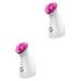 Healeved 2pcs Facial Care Steamer Handy Mist Face Steamer Sprayer Facial Spa Steamer Facial Steamer