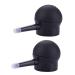 Healeved 2 Pcs Silicone Nozzle Hair Building Fibers Applicator Spray Applicator Pump Nozzle 8.4x5.3cmx2pcs Blackx2pcs