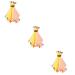 Toyandona 3 pcs soothing towel fabric dogs for children towel for children towel soothe blankets for for small children cuddly animal cup cotton doll baby shake the bell